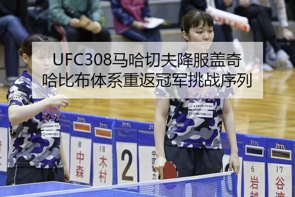 UFC308马哈切夫降服盖奇 哈比布体系重返冠军挑战序列